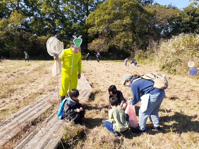 自然観察会のようす