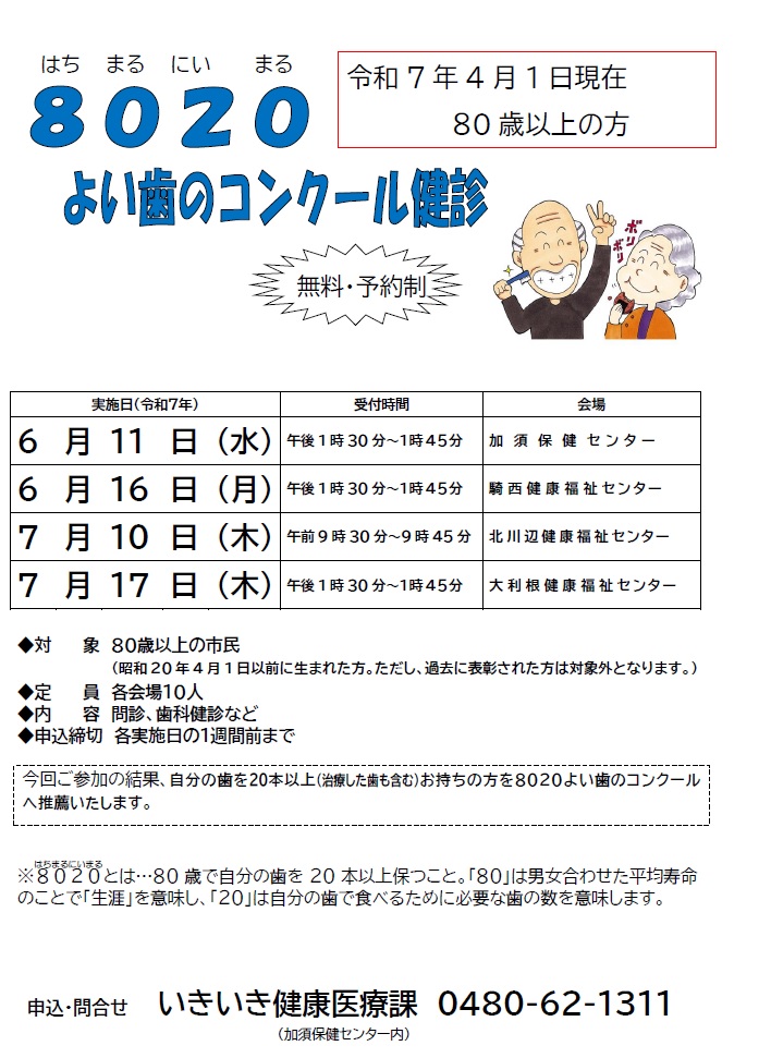 8020ポスター