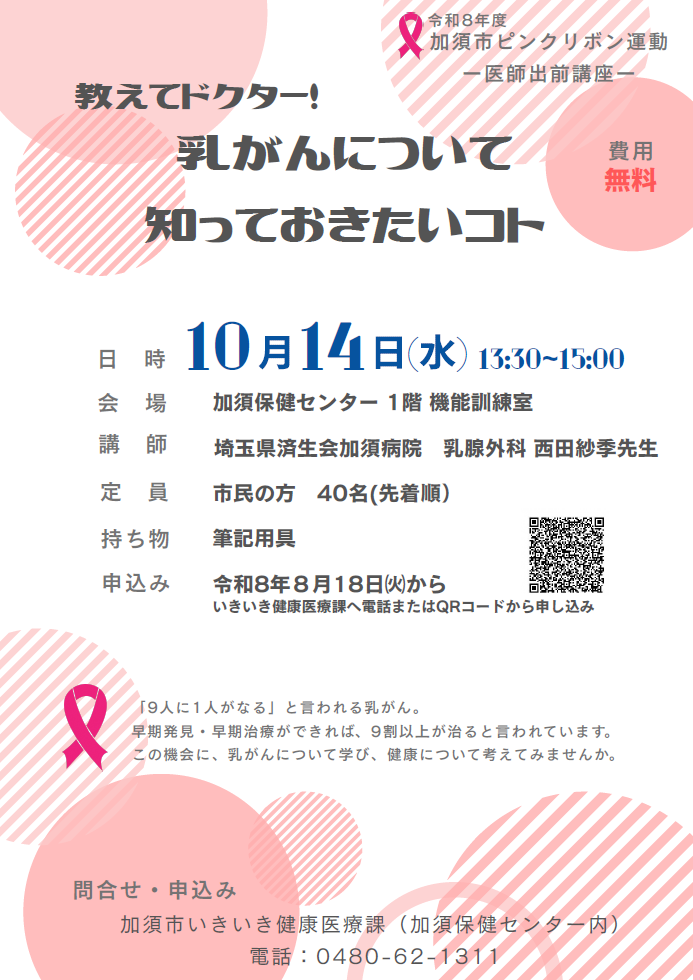 乳がんについて知っておきたいこと