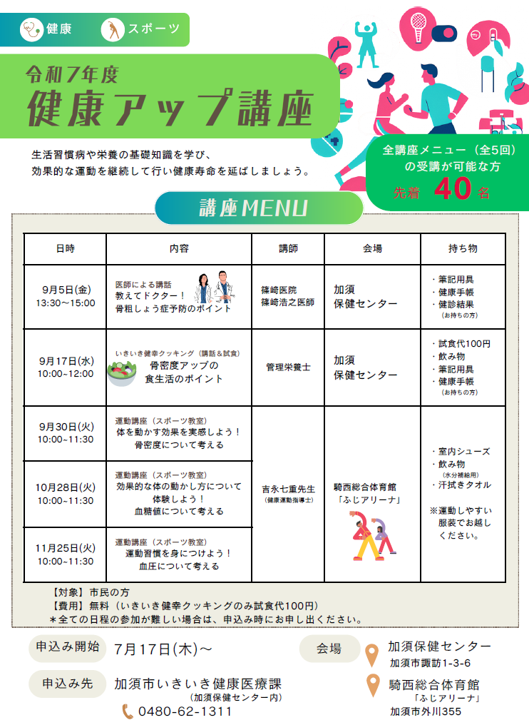 健康アップ講座