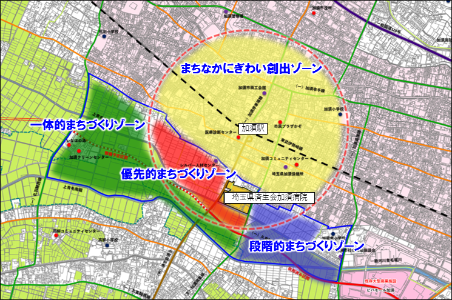 対象エリアのゾーニング