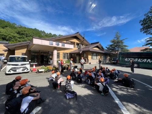 7月29日林間学校退館式