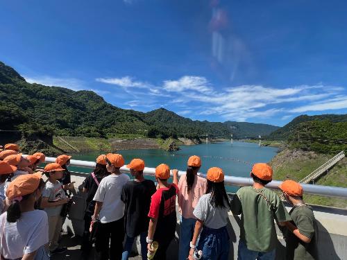 7月29日林間学校八ッ場ダム1