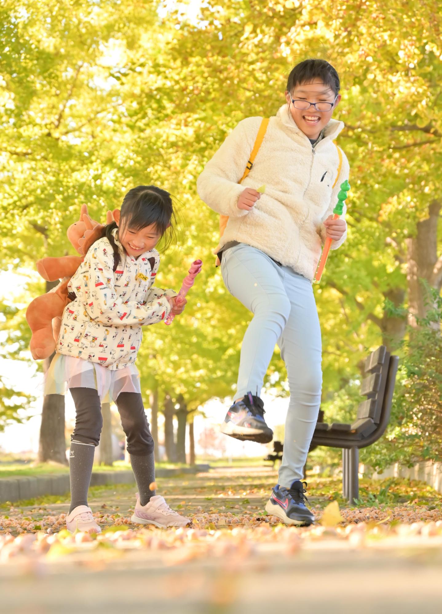おてんば娘の秋散歩
