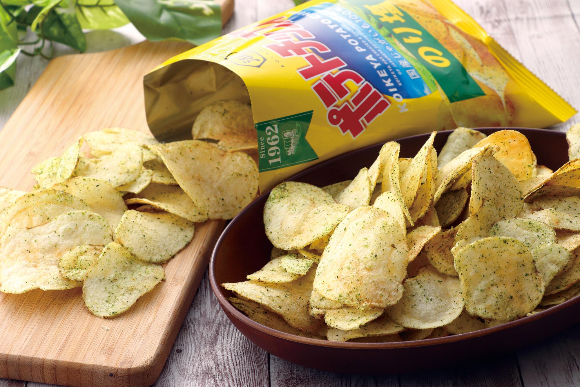 ポテトチップスのり塩