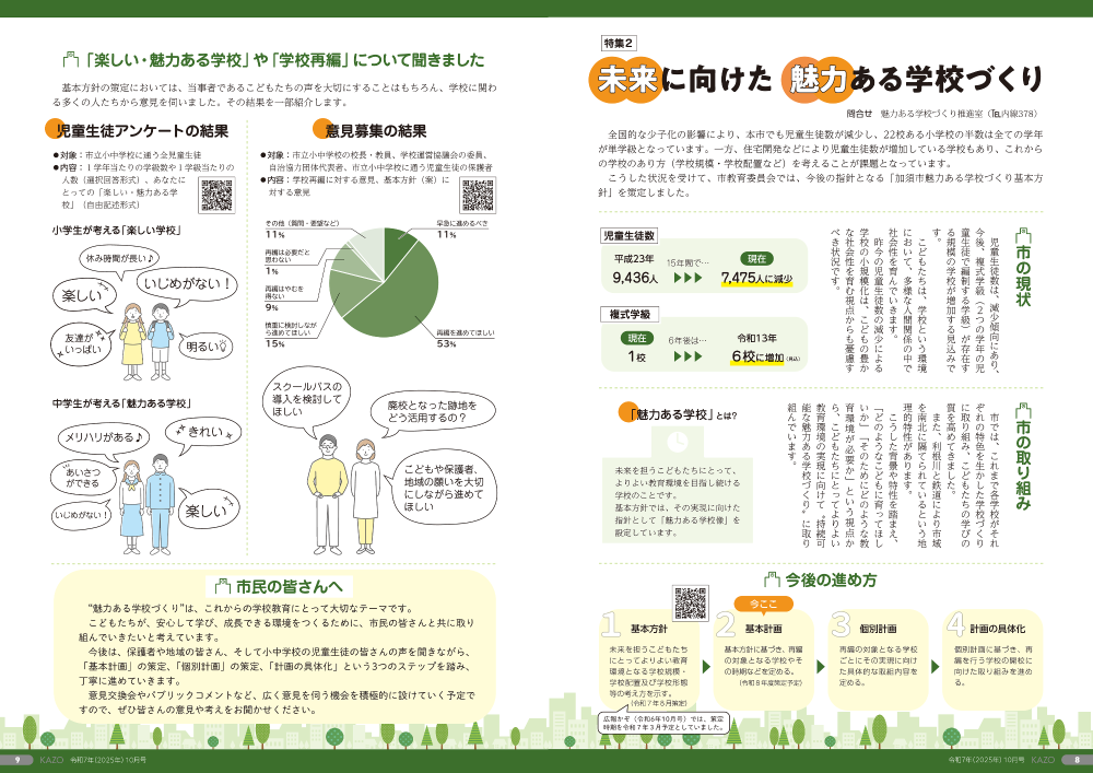 広報かぞ2025年10月号特集2