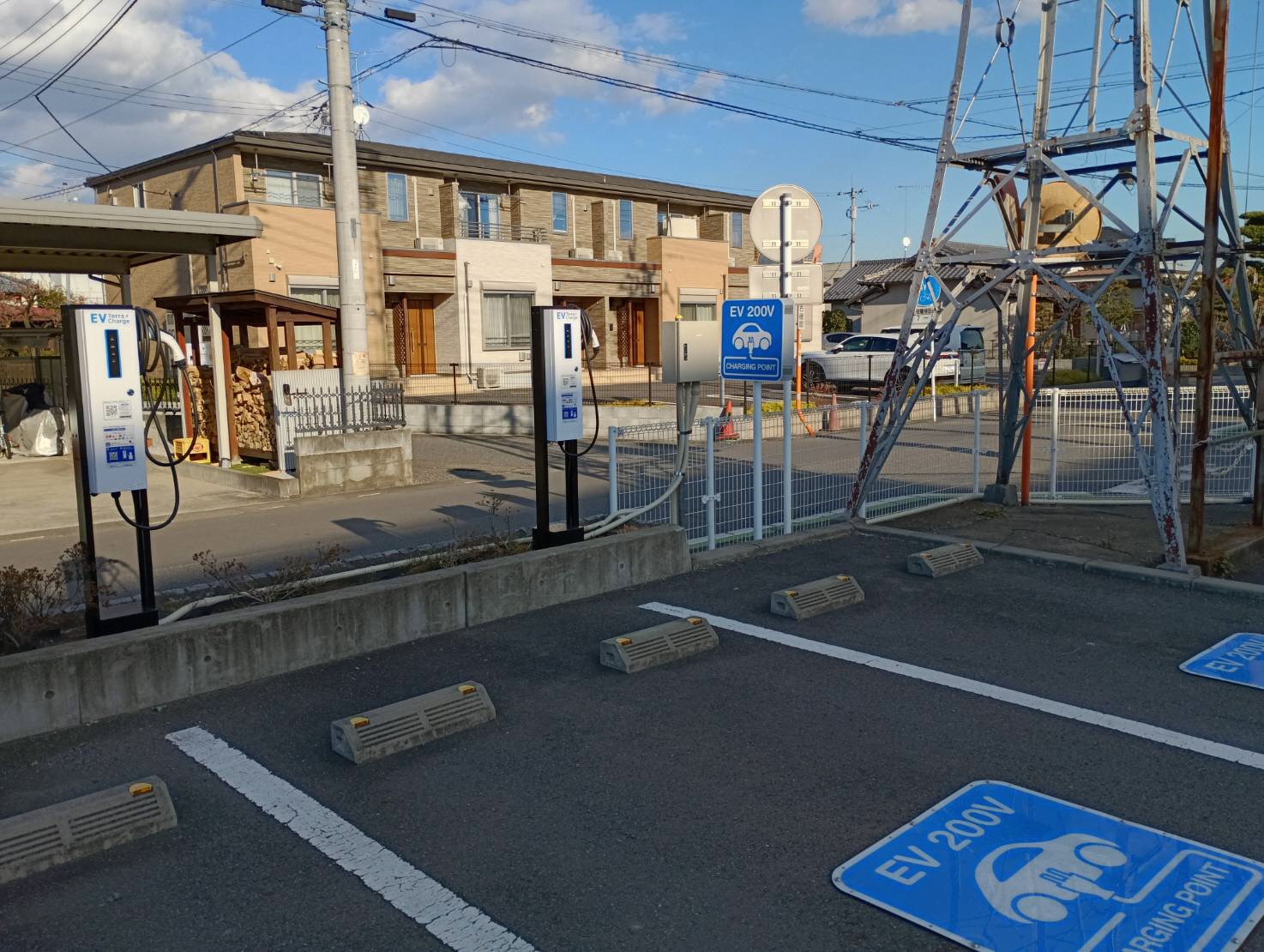 騎西総合支所（プラザきさい）駐車場の普通充電器