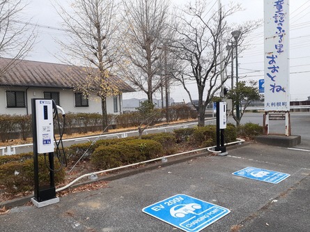 大利根文化体育館駐車場の普通充電器