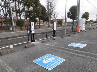 アスタホール駐車場の普通充電器