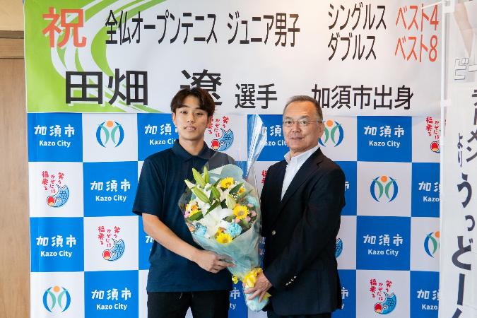 全仏オープンJrベスト4田畑遼選手