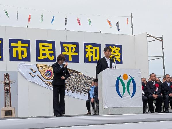 5月3日 第17回加須市民平和祭の様子