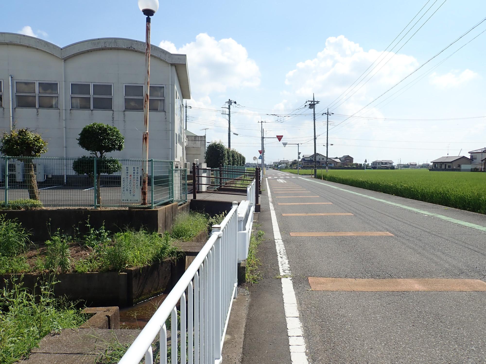 駐車場への向かい方