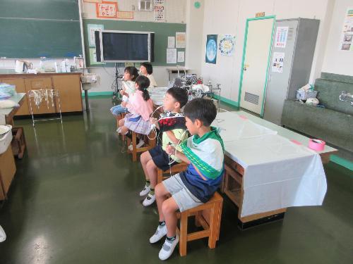 10月24日 フッ素塗布（1・2年生）1