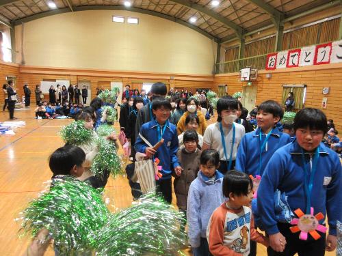 3月7日 6年生を送る会1