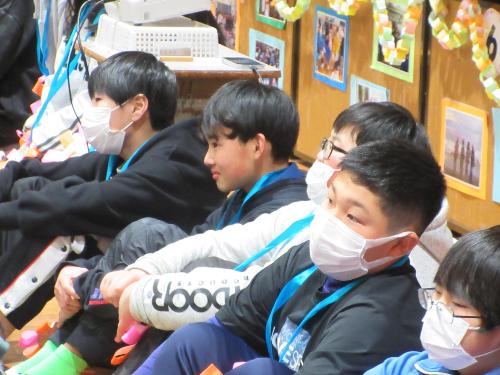 3月7日 6年生を送る会10