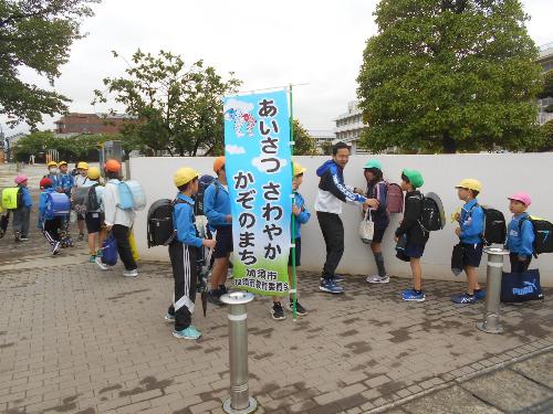5月12日 あいさつ運動1