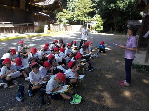 9月25日 玉敷神社見学1