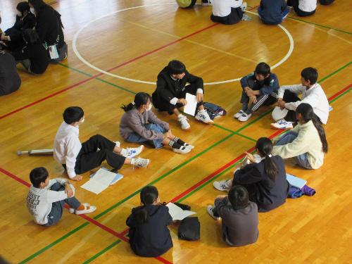 12月2日 騎西中学校区交流会2