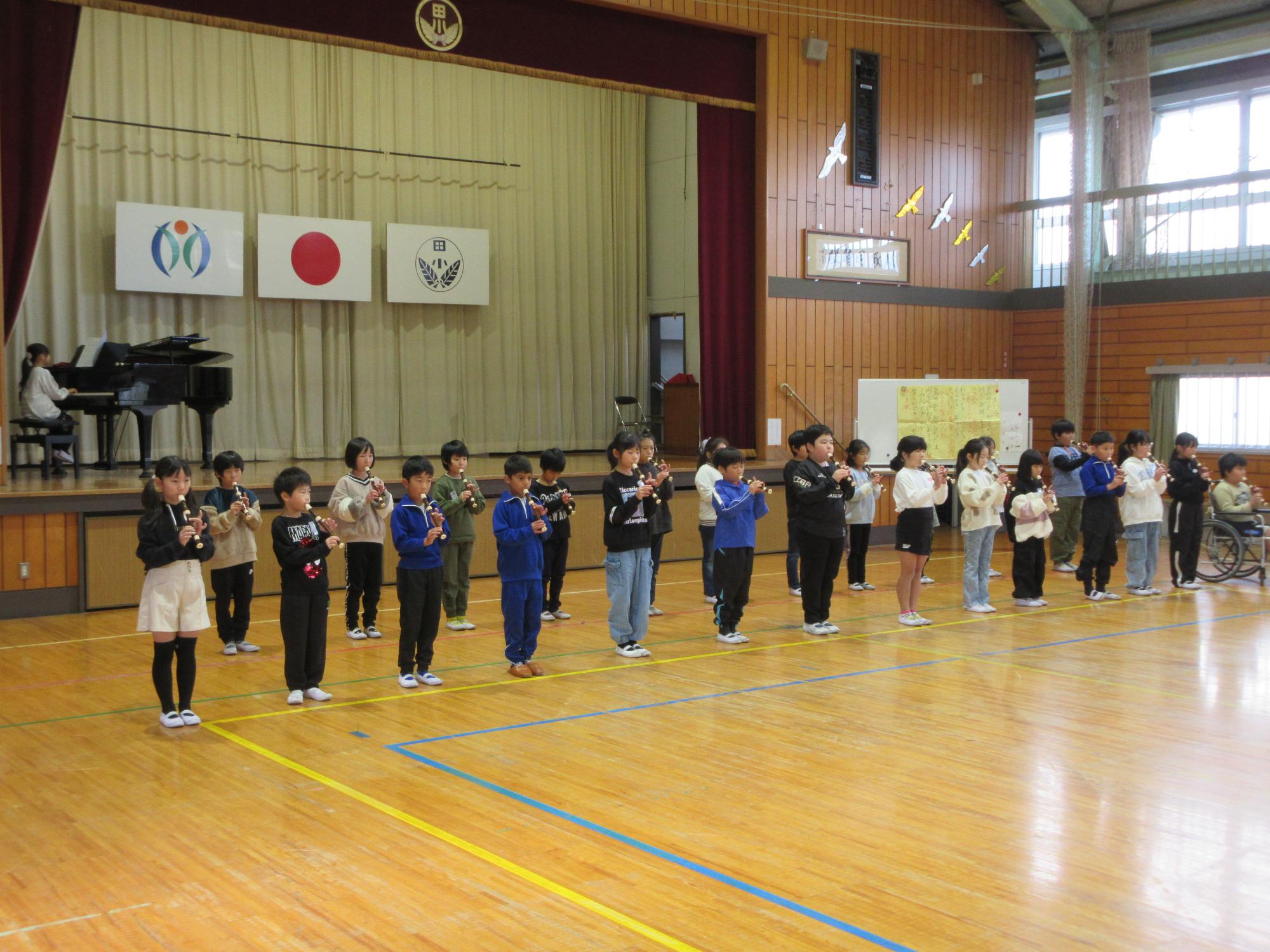 r6音楽朝会3年生1