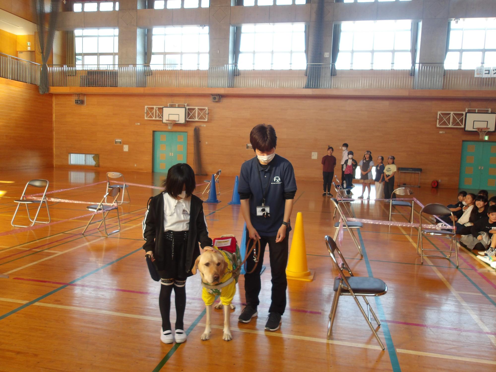 R5 盲導犬体験学習1