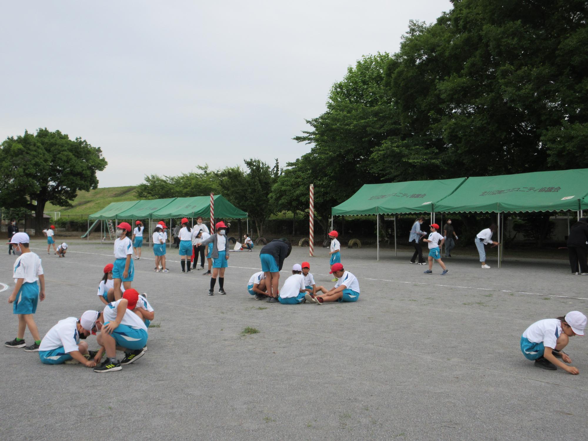 R5運動会前日準備