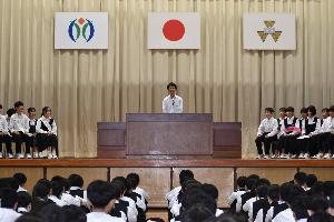 前生徒会長の話