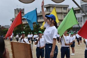 選手宣誓のようす