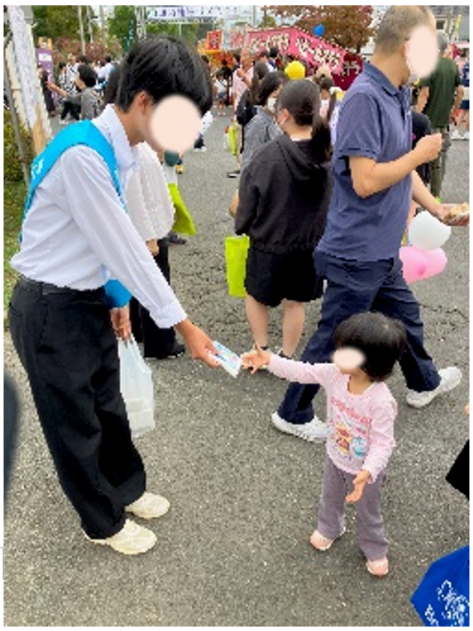 加須地域市民まつりでの活動風景