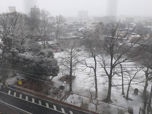 雪の千方神社